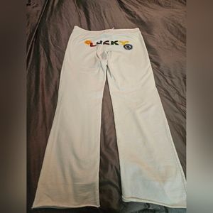 Lucky Brand sweatpants embroidered